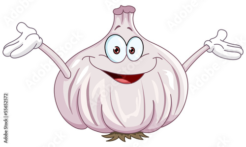 Garlic cartoon
