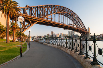 Acrylglasbilder Sydney Harbour Bridge Sydney bei Sonnenaufgang  © FiledIMAGE