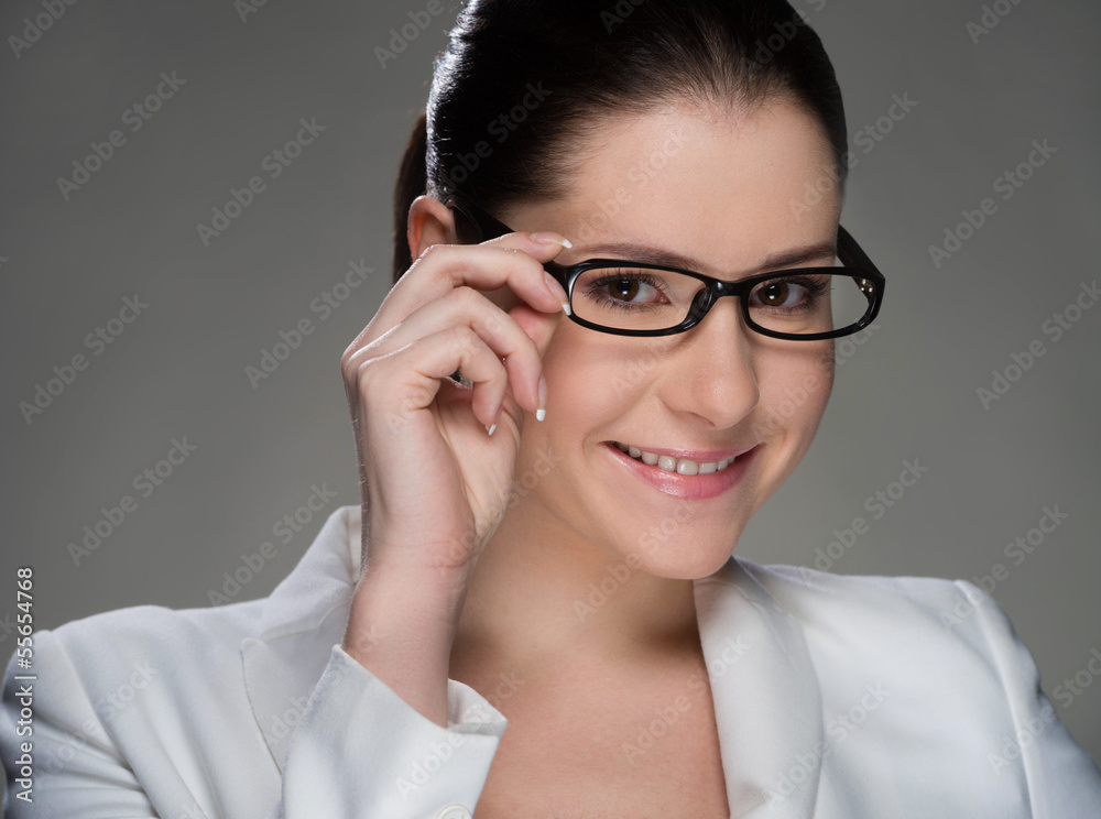 Confident businesswoman. Portrait of confident woman in formalwe Confident businesswoman. Portrait of confident woman in formalwe