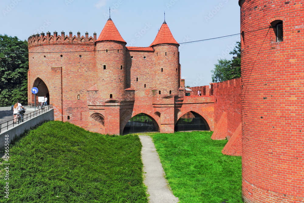 Warschau, Barbakane und Festungsmauern