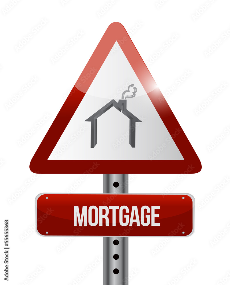 mortgage road sign illustration design mortgage road sign illustration design