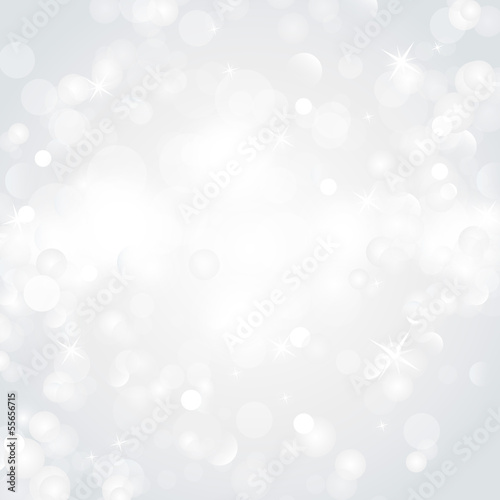 Lights on silver background - Vector illustration