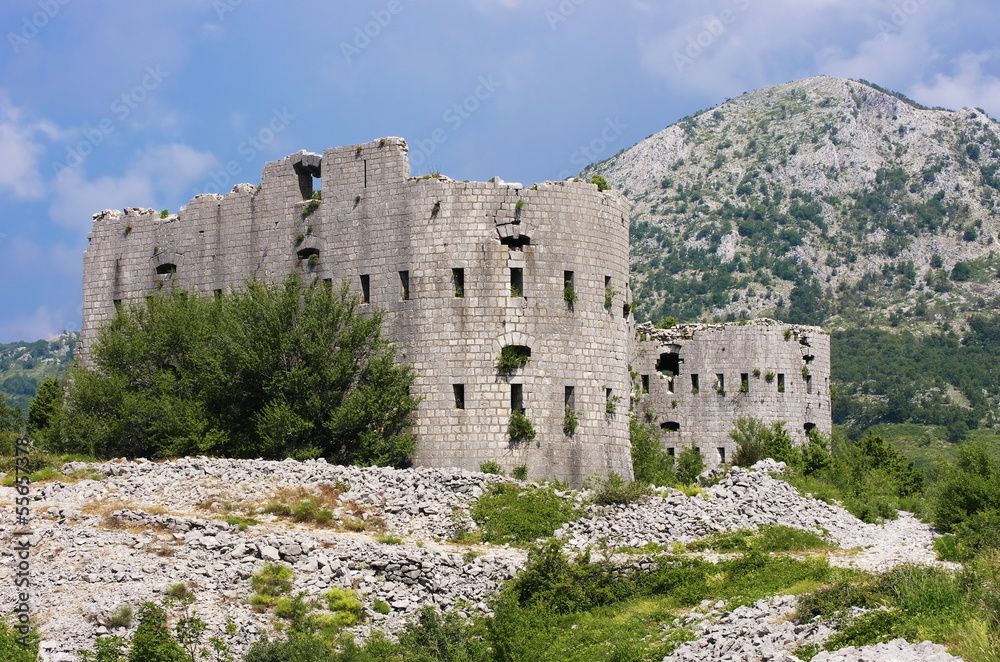 Austro-Hungarian Kosmac Fortress, Montenegro