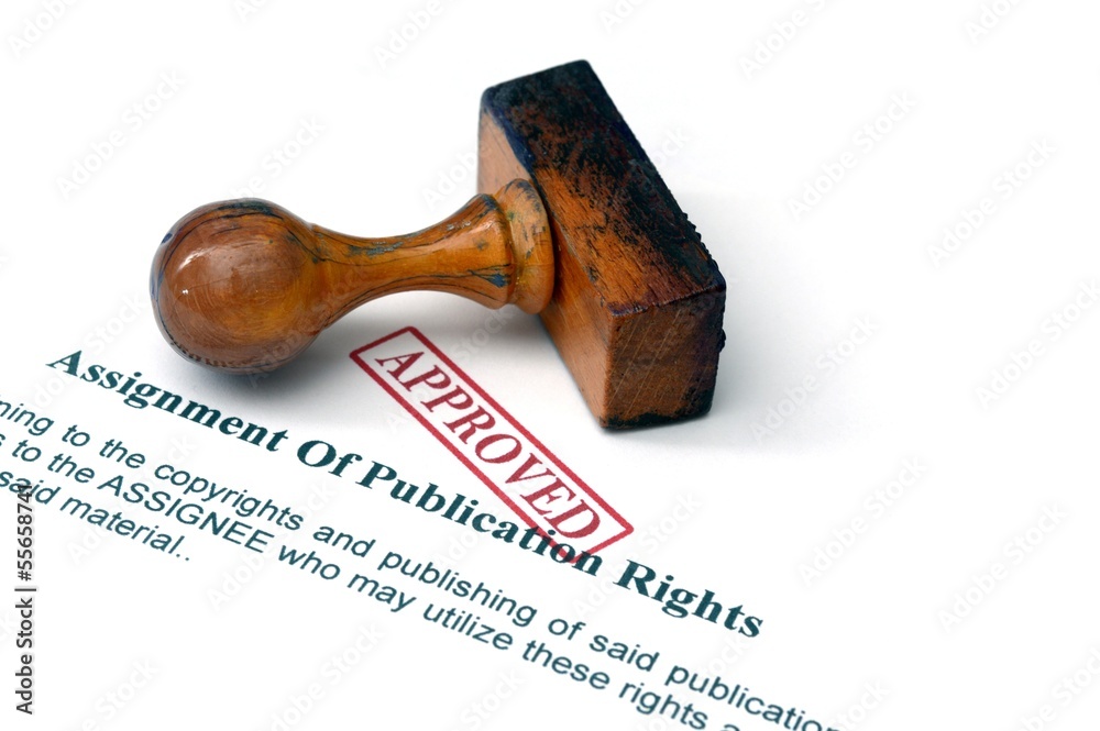 Assignment of publication rights Assignment of publication rights