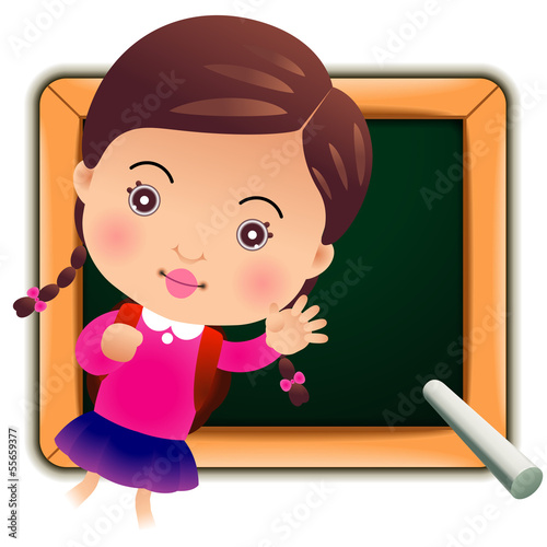 School girl, Back to school