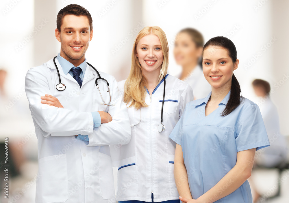 Fototapeta premium young team or group of doctors