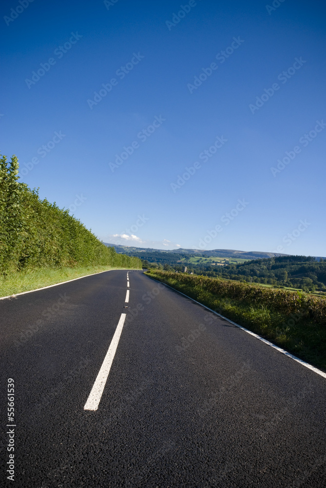 Fototapeta premium Open road and highway