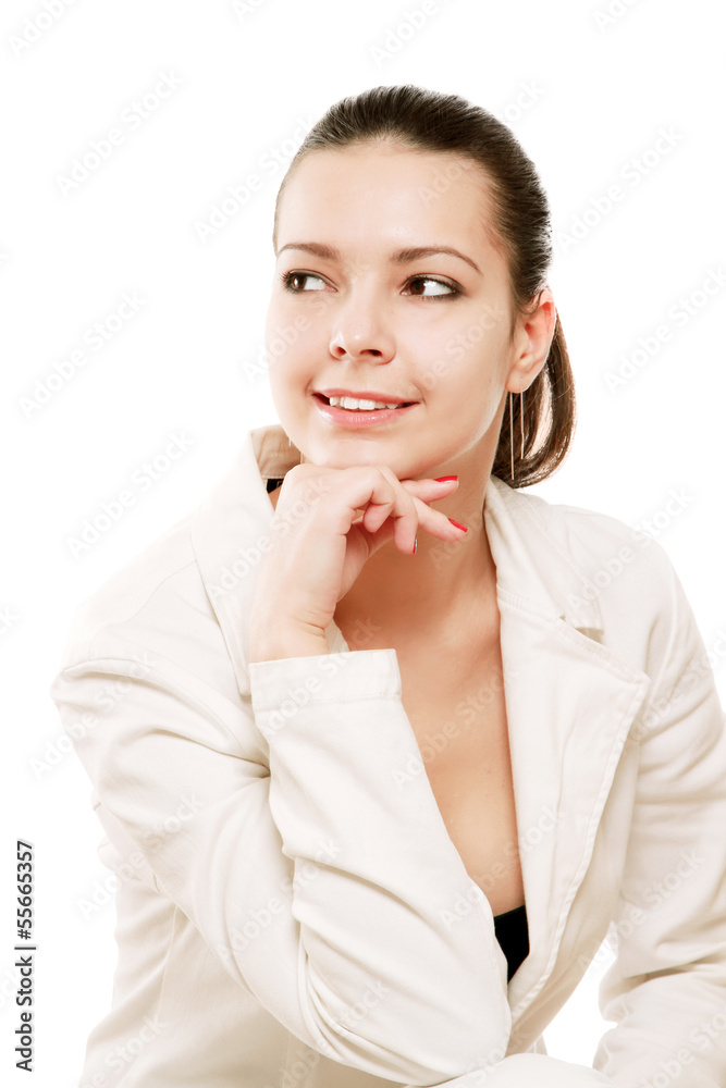 Portrait of a happy young business woman standing Portrait of a happy young business woman standing