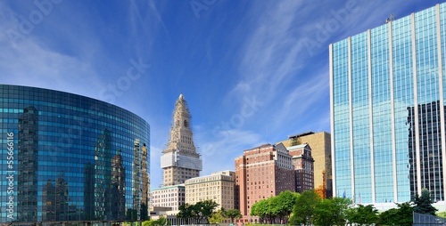 Downtown Hartford, Connecticut Skyline #55666116