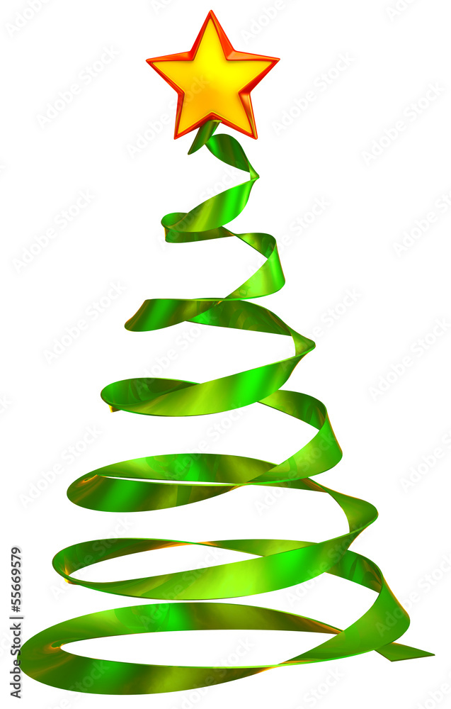 christmas tree with red star christmas tree with red star