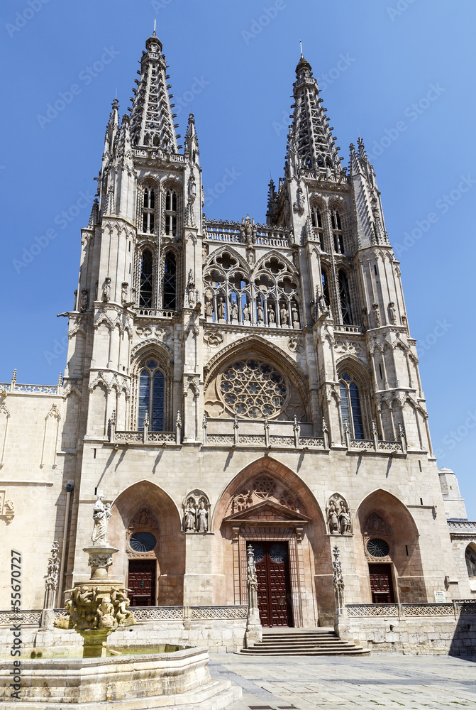 cathedral in Burgos, Spain