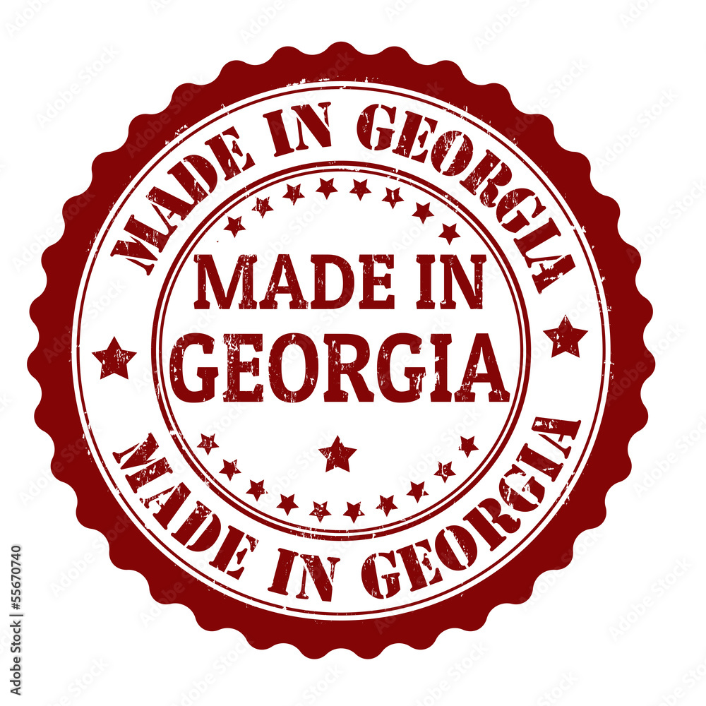 Made in Georgia stamp Made in Georgia stamp