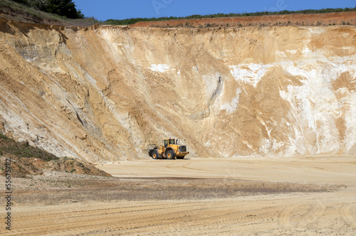 Carrière d'extraction de sable