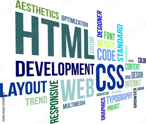 word cloud - html and css