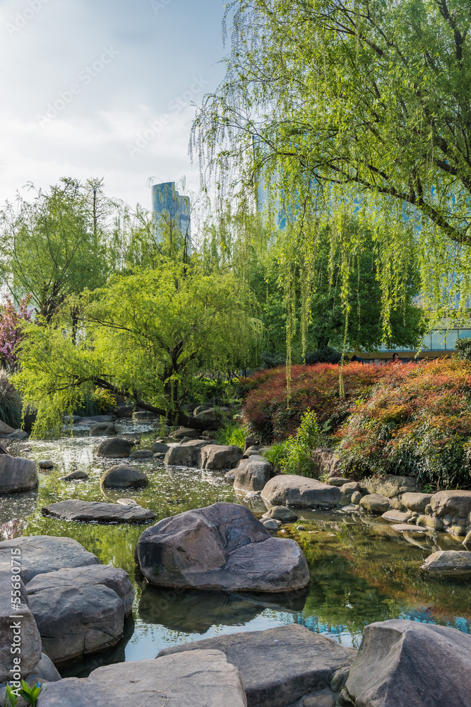scenic view of gucheng park shanghai china scenic view of gucheng park shanghai china