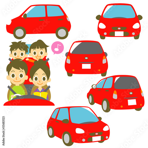 家族　ドライブ　車