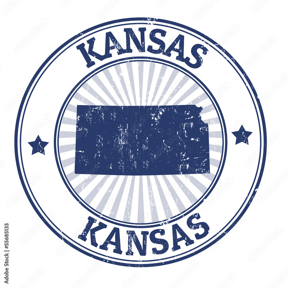 Kansas stamp