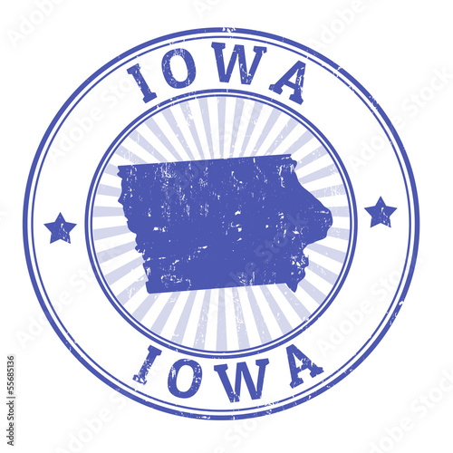 Iowa stamp