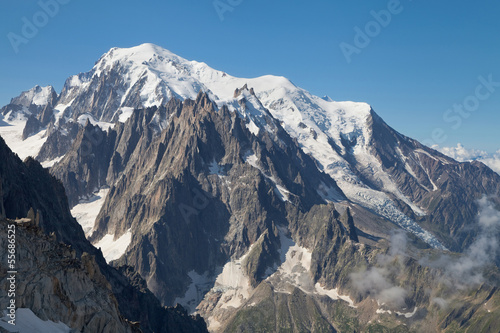 Obraz na płótnie Mont Blanc massif from Grands Montets w salonie
