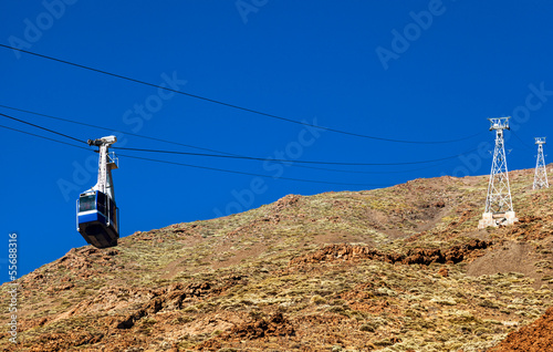 Cable Car in Teide National Park, Tenerife photo