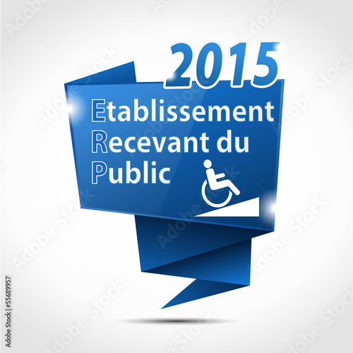 bulle origami : accèé handicapé erp 2015