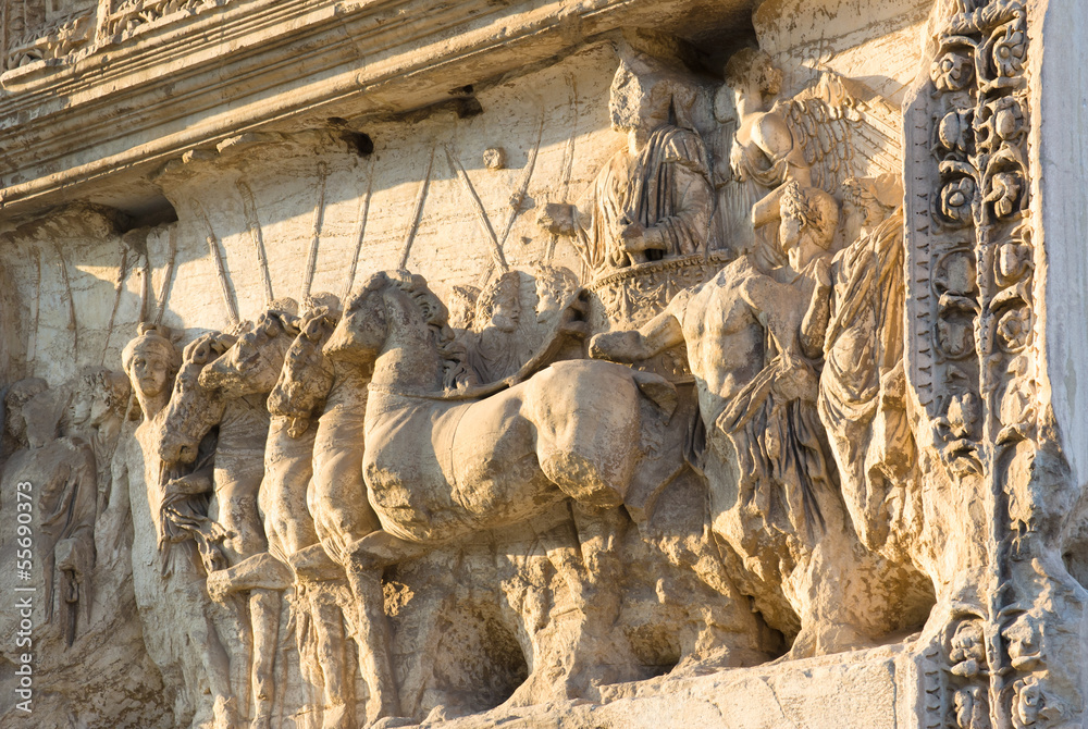 Naklejka premium The Arch of Titus, Rome, Italy