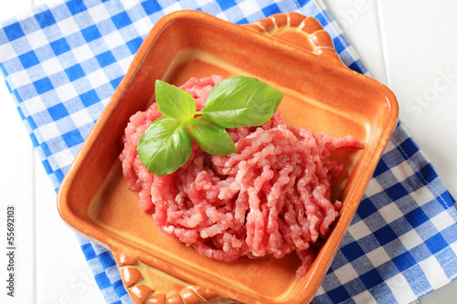Fresh ground meat