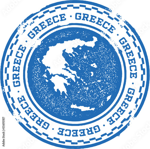 Greece Country Stamp