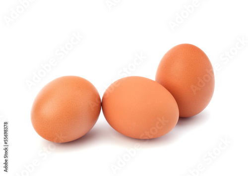 three eggs