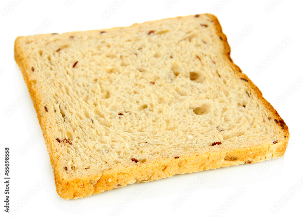 Toast bread, isolated on white Toast bread, isolated on white