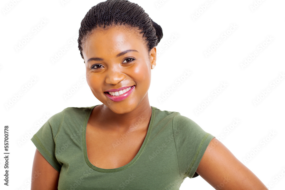 young african american woman close up portrait young african american woman close up portrait