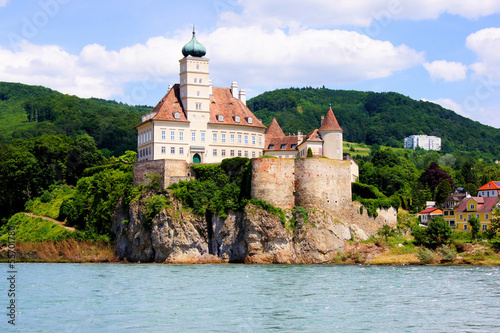 Schonbuhel Castle along the Danube, Wachau Valley, Austria photo