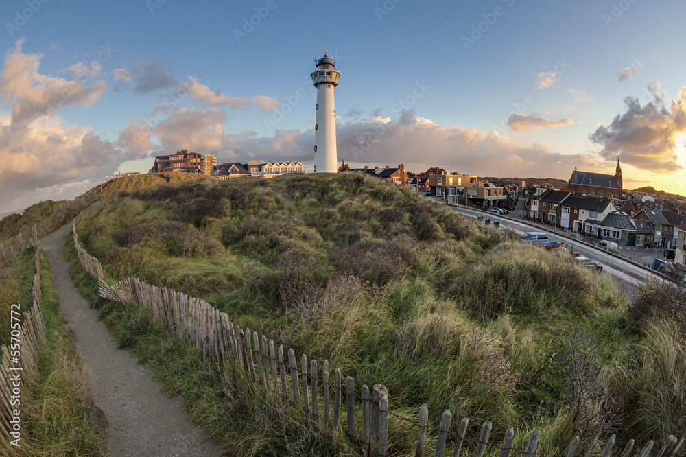 Dutch Lighthouse at Sunrise
