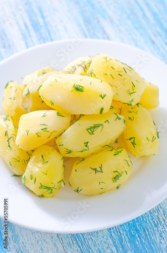 boiled potato