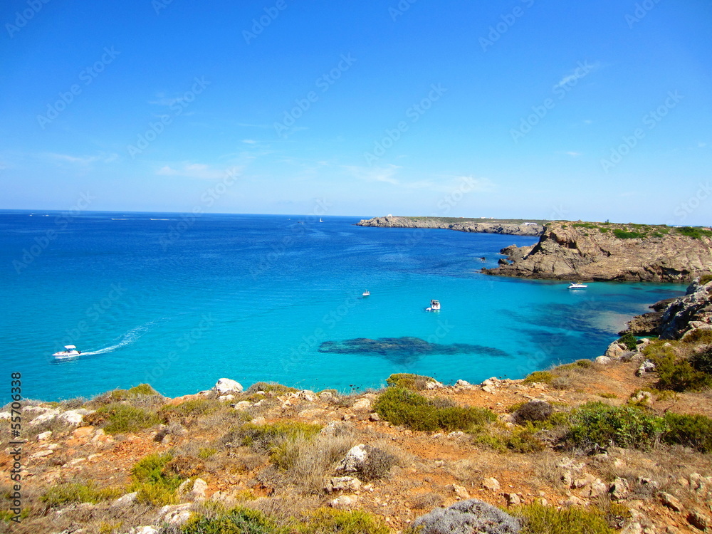 costa norte de Menorca