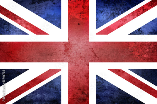 Wallpaper Mural Grunge United Kingdom Flag
