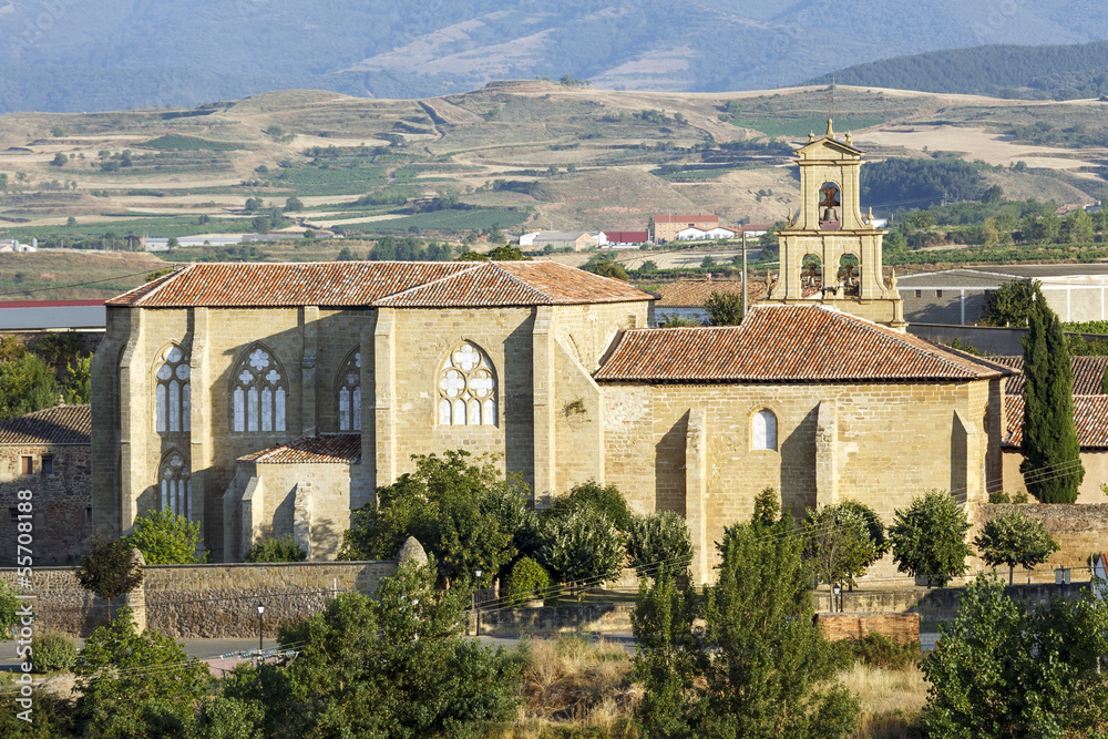 abbey  monastery in Canas,La Rioja