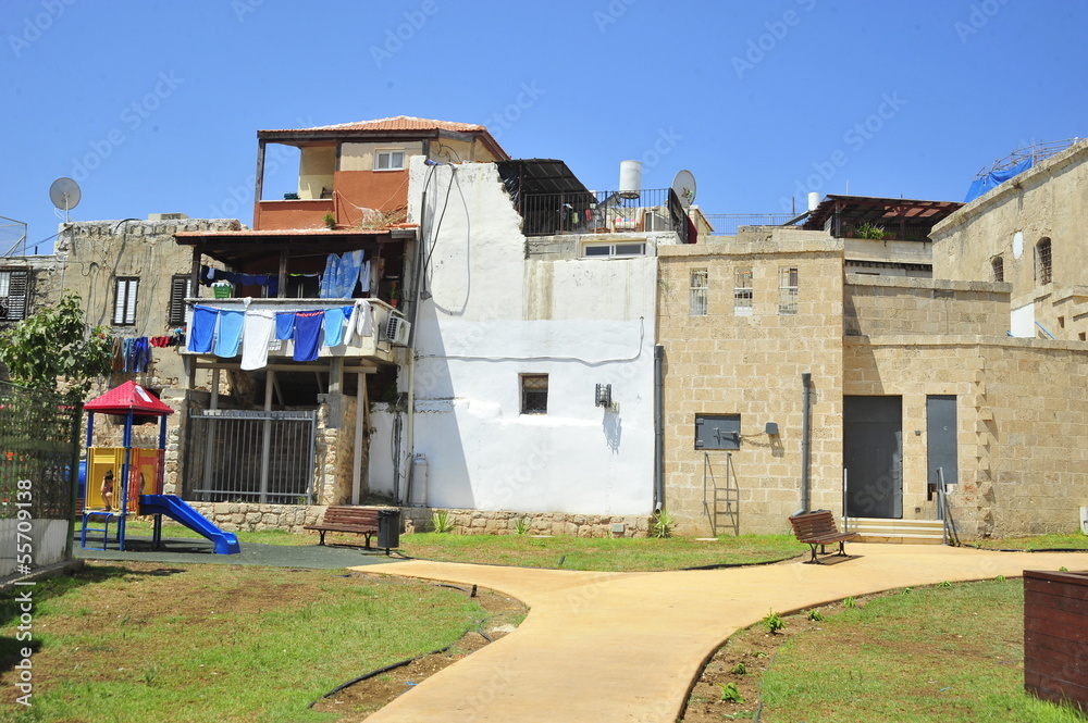Fototapeta premium Streets of the old Acre (Akko, Israel)
