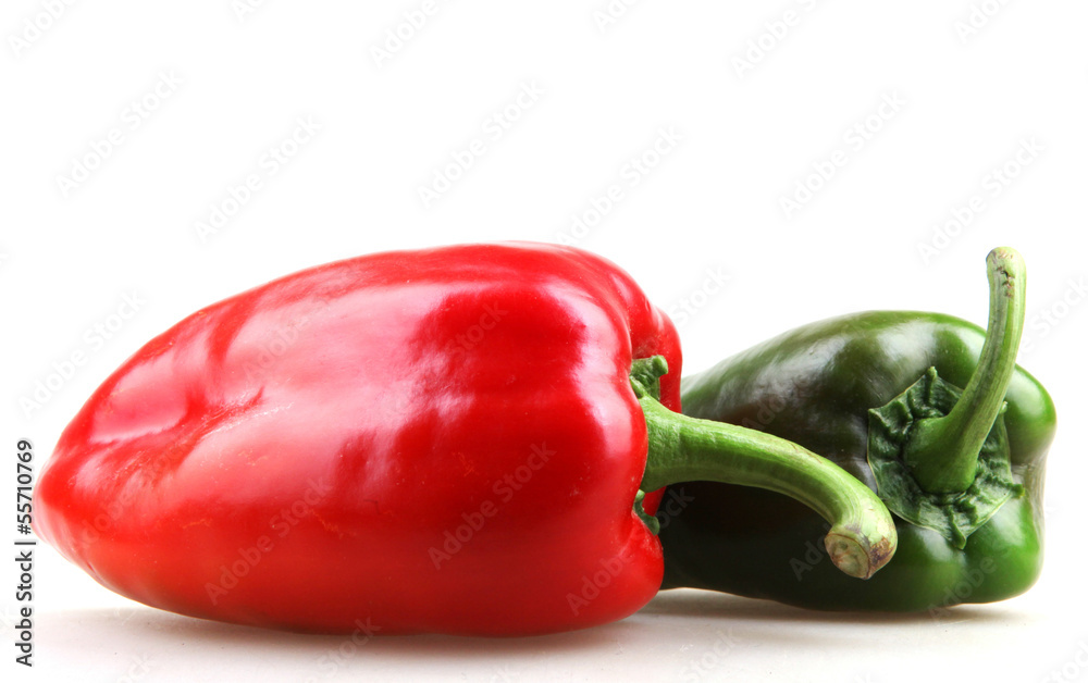 paprika isolated on white