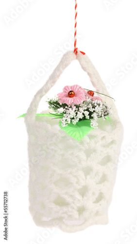Flower in a basket
