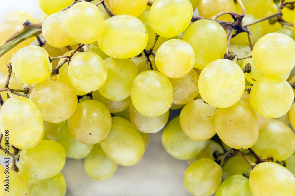 Yellow grapes