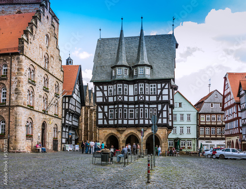Altstadt in Alsfeld, Deutschland
