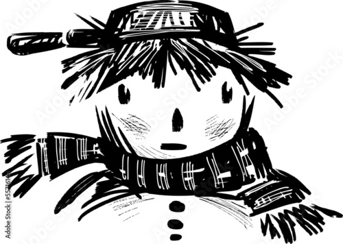 funny snowman