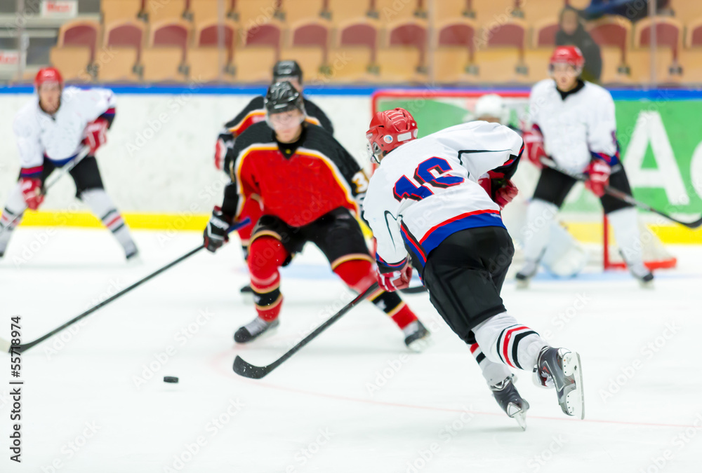 Fototapeta premium Ice Hockey Game
