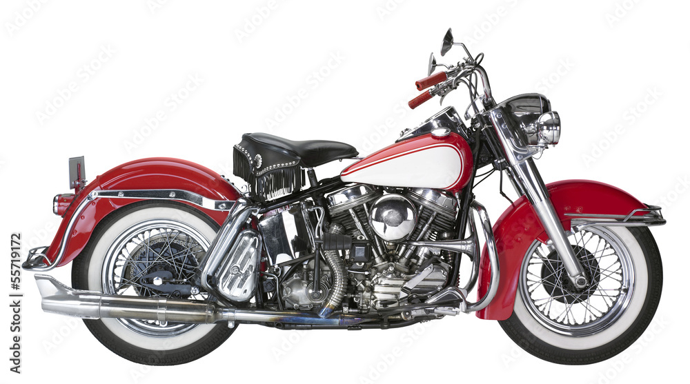Fototapeta premium zabytkowy motocykl
