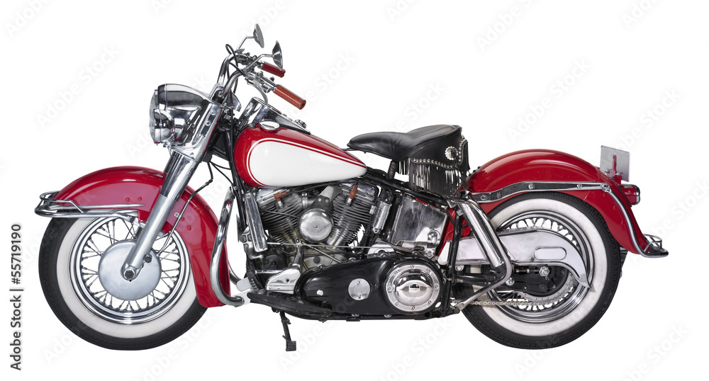 Naklejka premium vintage motorcycle
