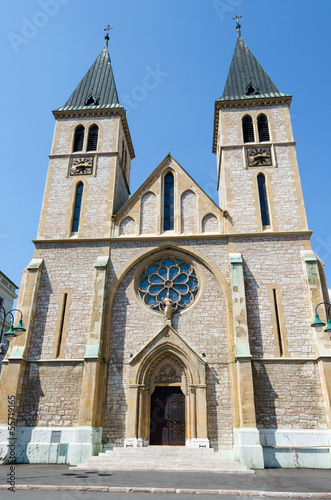 Sacred Heart Cathedral Sarajevo © Stanisic Vladimir