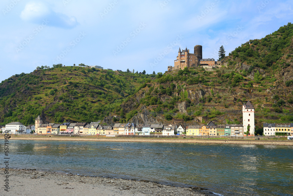 Naklejka premium Sankt Goarshausen (Sommer 2013)