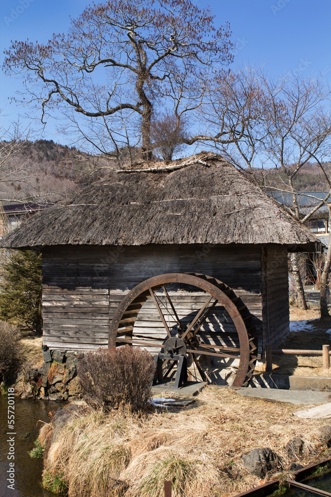 Obraz premium Oshino Hakkai Village, Japan