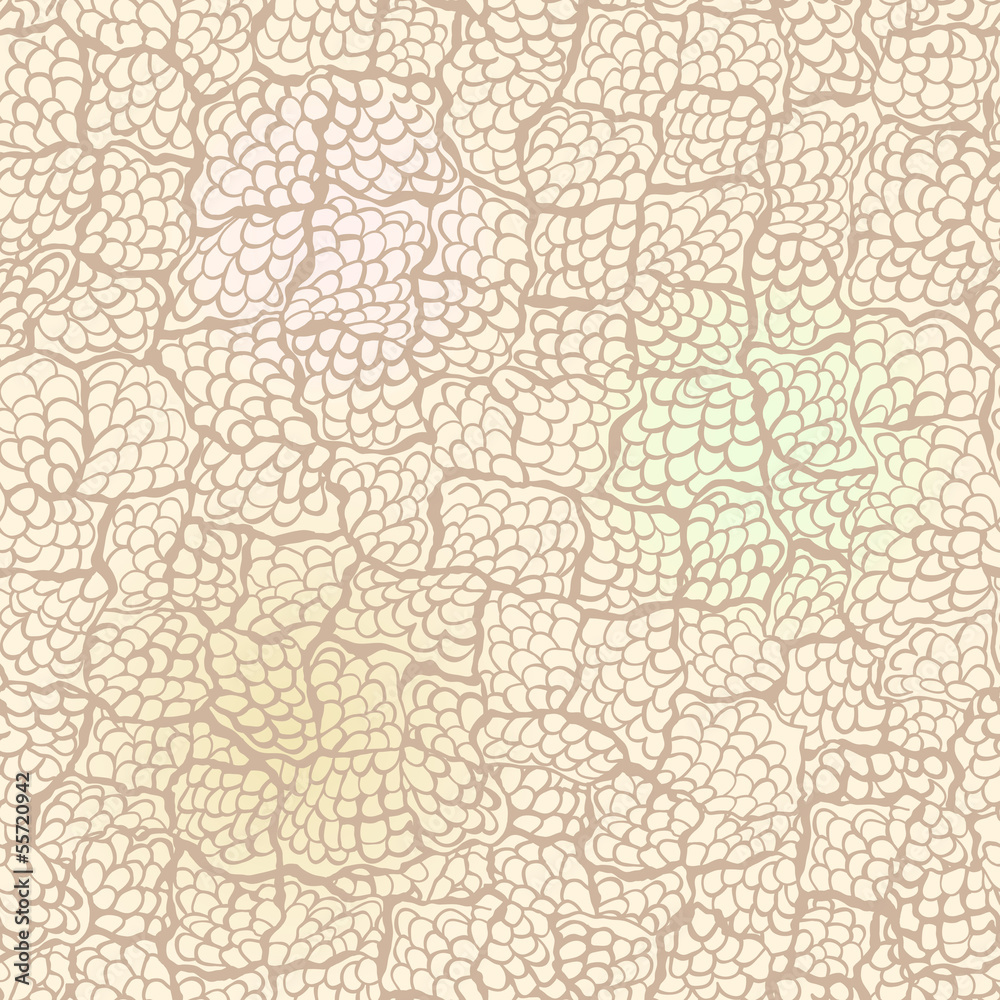 Fototapeta premium Seamless abstract hand drawn texture